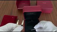 Unboxing Cartier Love 18k white gold bracelet size 17 2022