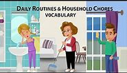 Daily Routines and Household Chores Vocabulary