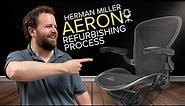 Our Refurbishing Process for the Herman Miller AERON Classic Chair (Crandall Office Furniture)