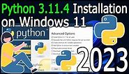 How to Install Python 3.11.4 on Windows 11 [ 2023 Update ] Complete Guide