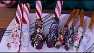 Choclate Dipped Candy Canes & Pretzels