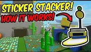 How The New *Sticker Stacker* Will work | BEESMAS UPDATE NEWS! (Bee Swarm Simulator)