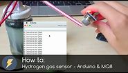 How to make hydrogen gas sensor - Arduino and MQ8