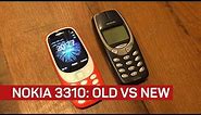 New Nokia 3310 versus old Nokia 3310
