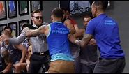 Conor McGregor and Cody Garbrandt nearly ignite a brawl