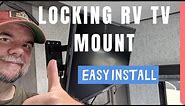 How To Install a Lockable TV Mount in an RV 👍 Quick and Easy RV TV Mount