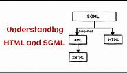 Difference Between HTML and SGML | Understanding HTML and SGML |