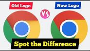 🤔 Spot the Difference | New vs Old Google Chrome Logo