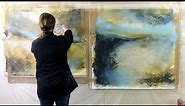 BEST Texture & Layering Techniques for Large Paintings - PART 1 Realistic and Abstract Art