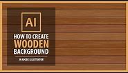 How to Create Wood TEXTURE in Adobe Illustrator - Vector Tutorial