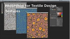 Photoshop for Textile Design | How to Create Repeat Pattern Textures