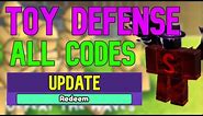 ALL Toy Defense CODES | Roblox Toy Defense Codes (June 2023)