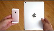 iPhone SE vs 2017 iPad!