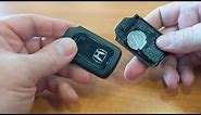 How to replace the battery in a Honda key Fob.