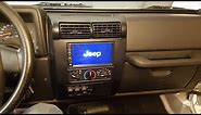 97-06 Jeep Wrangler TJ Double Din Stereo Installation Android Navigation