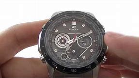 Men's Casio Edifice Wave Ceptor Chronograph Watch EQW-M1000DB-1AER Watch Review - Watch Shop UK