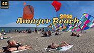 Beautiful Amager Beach | Copenhagen Denmark | May 2023 | 4k Beach Walk #kites