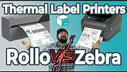Rollo Vs Zebra: Rollo & Zebra Thermal Label Printer Review