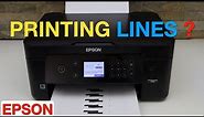 Epson Printer Printing Lines Through Pictures or Photos.