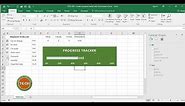 TECH-014 - Create a progress tracker with check boxes in Excel
