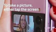 Selfies from the Cover Screen | Samsung Galaxy Z Flip3 tip | #shorts | Vodafone UK