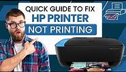 Quick Guide to Fix HP Printer Not Printing | Printer Tales