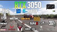 RTX 3050 + i5 11400F : Test in 18 Games - RTX 3050 Gaming