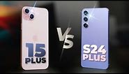 Galaxy S24+ vs. iPhone 15 Plus: Samsung và 2 điểm tốt bất ngờ!