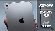 iPad Mini 6 Battery Charging test 0% to 100%