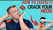 How To SAFELY Crack Your Own Neck (Loud Cracks!)