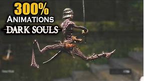 Dark Souls But It's 300% Animations - FLOPPY SOULS MOD Funny Moments #1