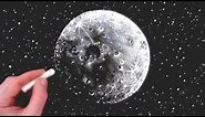 How to Draw the Moon: Narrated step by step