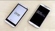 Samsung Galaxy S4 vs HTC One, Which Is Faster?