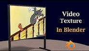 Texture Animation | Import Any Video Into Blender With Animated Image Texture or Video Texture