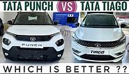 Tata Punch vs Tiago 2024 - Which is Better? | Tata Tiago vs Punch 2024 | Tata Punch 2024 Review
