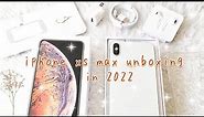 iphone xs max unboxing in 2023 🌸 white minimalist | @lynfilms_ on ig