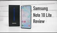Samsung Galaxy Note 10 Lite Review with Pros & Cons