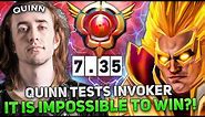 QUINN tests INVOKER for HIGH MMR in a DIFFICULT GAME! | IT IS IMPOSSIBLE to WIN?!
