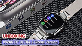 Vwar DT Ultra 2 Wifi Android Smartwatch Unboxing- AMOLED Screen, GPS, Google Play, Wireless Charging