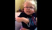 I like to eat apples and bananas| Cute Baby