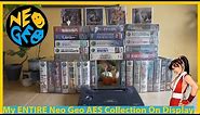 Game Room Tour of My Neo Geo AES Collection! 18 Years of SNK Arcade Retro Game Collecting!