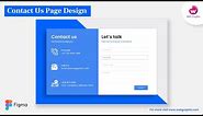 How to design Contact Form Mockup in Figma | WebGraphiz
