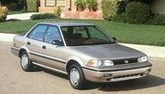 1991 Toyota Corolla Start Up and Review 1.6 L 4-Cylinder