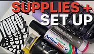 Graffiti Supplies And Set Up (Paint, Markers & More)