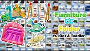 Kids & Toddler FURNITURE CC FOLDER || 250 + ITEMS || The Sims 4