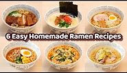 6 Easy Ways to Make Japanese Homemade Ramen - Revealing Secret Recipes!!