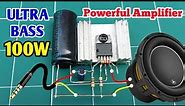 TDA2030 Powerful Ultra Bass Amplifier. 100W DIY Amplifier. Upgrade Circuit Diagram.