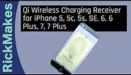 Qi Wireless Charging Receiver for iPhone 5, 5c, 5s, SE, 6, 6 Plus, 7, 7 Plus