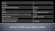 Intel® Core™ i3 3220T Processor