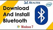 How to download and install bluetooth on windows 7
